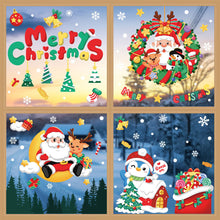 Load image into Gallery viewer, Merry Christmas Wall Stickers Window Glass Stickers Christmas Decorations For Home Christmas Ornaments Removable
