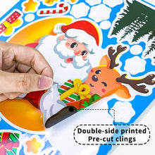Load image into Gallery viewer, Merry Christmas Wall Stickers Window Glass Stickers Christmas Decorations For Home Christmas Ornaments Removable
