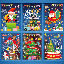 Load image into Gallery viewer, Merry Christmas Wall Stickers Window Glass Stickers Christmas Decorations For Home Christmas Ornaments Removable

