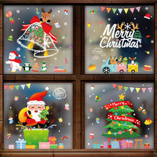 Load image into Gallery viewer, Merry Christmas Wall Stickers Window Glass Stickers Christmas Decorations For Home Christmas Ornaments Removable
