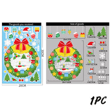 Load image into Gallery viewer, Merry Christmas Wall Stickers Window Glass Stickers Christmas Decorations For Home Christmas Ornaments Removable
