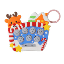 Load image into Gallery viewer, Pop Push Childrens Press Handle Fidget Toy Quick Push Game Console Keychain Pop It Decompression Toy Christmas New Year Gift
