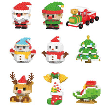 Load image into Gallery viewer, Merry Christmas Tree Santa Jingle Bells Building Blocks Bricks Creative Music Boxes Decoration Children Kids Christmas Santa Claus Gifts
