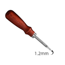 Load image into Gallery viewer, Leather Edge Beveler Skiving Beveling Knife Cutting Hand Craft Tool with Beech Handle Edge Cutting Leather Craft DIY Tool
