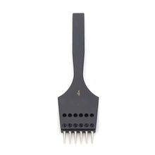 Load image into Gallery viewer, Sharp Head Chisel Replaceable Perforated Pricking Removable Round Hole Punch Leather Craft DIY Stainless Steel Tool
