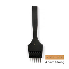 Load image into Gallery viewer, Sharp Head Chisel Replaceable Perforated Pricking Removable Round Hole Punch Leather Craft DIY Stainless Steel Tool
