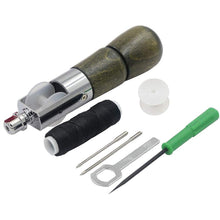 Load image into Gallery viewer, DIY Leather Sewing Awl Kit Waxed Thread Hand Sewing Tools Leather Craft Edge Stitching Belt Strips Shoemaker Canvas Repair Tools
