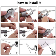 Load image into Gallery viewer, DIY Leather Sewing Awl Kit Waxed Thread Hand Sewing Tools Leather Craft Edge Stitching Belt Strips Shoemaker Canvas Repair Tools
