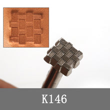Load image into Gallery viewer, Leather Stamping Kit Metal Punch Tool Pottery Stamps DIY Clay Ceramics Stamp Wax Leather Craft Punch Stamps
