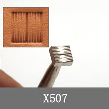 Load image into Gallery viewer, Leather Stamping Kit Metal Punch Tool Pottery Stamps DIY Clay Ceramics Stamp Wax Leather Craft Punch Stamps
