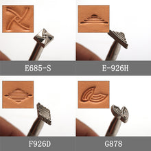 Load image into Gallery viewer, Leather Stamping Kit Metal Punch Tool Pottery Stamps DIY Clay Ceramics Stamp Wax Leather Craft Punch Stamps
