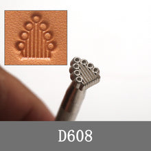 Load image into Gallery viewer, Leather Stamping Kit Metal Punch Tool Pottery Stamps DIY Clay Ceramics Stamp Wax Leather Craft Punch Stamps
