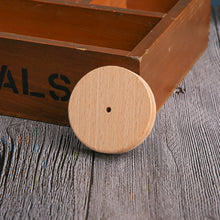 Load image into Gallery viewer, Wood Round Burnishing Edge Leather Edge Burnisher Leathercraft Edge Trimmer Polishing Tool DIY Handmade Leather Tools
