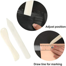 Load image into Gallery viewer, Artificial Oxbone Folders Leather Craft Tools For Sewing Scoring Folding Creasing Paper Edge Bookbinding Stain Removing Scraper
