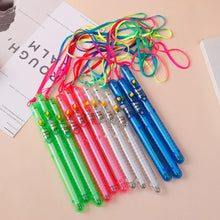 Load image into Gallery viewer, 1PC Colorful LED Transparent Flash Stick Large Fluorescent Stick Concert Wedding Party Supplies Glow Stick 21CM
