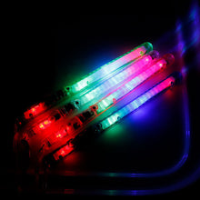 Load image into Gallery viewer, 1PC Colorful LED Transparent Flash Stick Large Fluorescent Stick Concert Wedding Party Supplies Glow Stick 21CM
