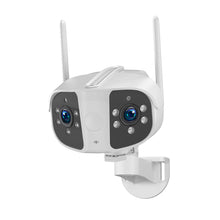 Load image into Gallery viewer, 8MP 4K HD Wifi IP Camera Outdoor Dual Lens 180° Wide Angle Security Cam 6MP Panoramic CCTV Video Surveillance AI Human Detection

