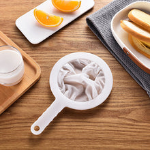 Load image into Gallery viewer, Kitchen Nut Milk Filter Ultra-fine Mesh Strainer Nylon Mesh Filter Spoon for Soy Milk Coffee Yogurt Strainers
