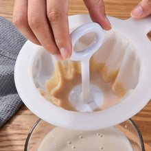 Load image into Gallery viewer, Kitchen Nut Milk Filter Ultra-fine Mesh Strainer Nylon Mesh Filter Spoon for Soy Milk Coffee Yogurt Strainers

