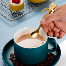 Load image into Gallery viewer, Stainless Steel Coffee Spoon Lovely Cute Cat Shape Teaspoon Dessert Snack Scoop Ice Cream Mini Spoons Tableware Kitchen Tools
