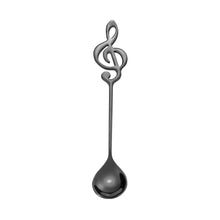 Load image into Gallery viewer, Stainless Steel Musical Notes Coffee Spoon Tea Stirring Spoon Tea Desserts Sugar Spoon Tableware Kitchen Tools Sugar Spoon
