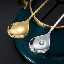 Load image into Gallery viewer, Stainless Steel Musical Notes Coffee Spoon Tea Stirring Spoon Tea Desserts Sugar Spoon Tableware Kitchen Tools Sugar Spoon
