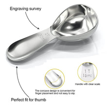 Load image into Gallery viewer, Coffee Scoop Stainless Steel Coffee Measuring Spoons 15ML/30ML Short Handle Coffeeware Kitchen Cafe Making Coffee Accessories
