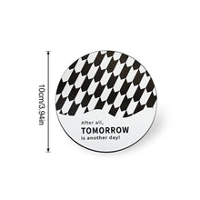 Load image into Gallery viewer, INS Style Stainless Steel Cup Pad Thermal Insulation Coaster Household Bowl Pot Dish Plate Mat Simple Black Meal Placemat
