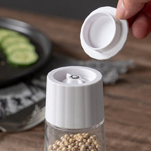 Load image into Gallery viewer, 1Pc Household Pepper Grinder Rotary Manual Sea Salt Pepper Seasoning Bottle Grinder Glass Seasoning Bottle

