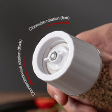 Load image into Gallery viewer, 1Pc Household Pepper Grinder Rotary Manual Sea Salt Pepper Seasoning Bottle Grinder Glass Seasoning Bottle
