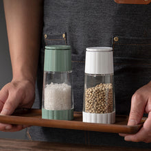 Load image into Gallery viewer, 1Pc Household Pepper Grinder Rotary Manual Sea Salt Pepper Seasoning Bottle Grinder Glass Seasoning Bottle
