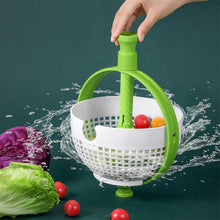 Load image into Gallery viewer, Vegetable Washing Basket Salad Spinner Salad Rotating Dishwasher Kitchen Vegetable Washer Centrifugal Dump Drain Basket
