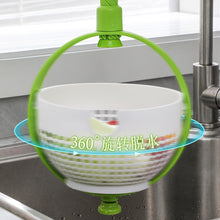 Load image into Gallery viewer, Vegetable Washing Basket Salad Spinner Salad Rotating Dishwasher Kitchen Vegetable Washer Centrifugal Dump Drain Basket
