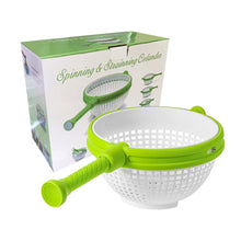 Load image into Gallery viewer, Vegetable Washing Basket Salad Spinner Salad Rotating Dishwasher Kitchen Vegetable Washer Centrifugal Dump Drain Basket

