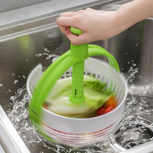 Load image into Gallery viewer, Vegetable Washing Basket Salad Spinner Salad Rotating Dishwasher Kitchen Vegetable Washer Centrifugal Dump Drain Basket
