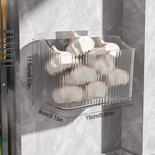 Load image into Gallery viewer, 1Pc Food Storage Box Kitchen Garlic Ginger Scallion Transparent Storage Containers Wall Mounted Storage Household Organizer
