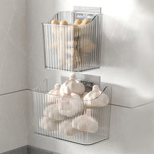 Load image into Gallery viewer, 1Pc Food Storage Box Kitchen Garlic Ginger Scallion Transparent Storage Containers Wall Mounted Storage Household Organizer
