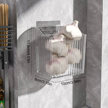 Load image into Gallery viewer, 1Pc Food Storage Box Kitchen Garlic Ginger Scallion Transparent Storage Containers Wall Mounted Storage Household Organizer
