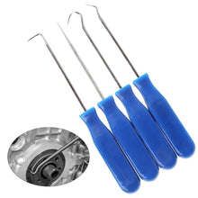 Load image into Gallery viewer, 4Pcs 135mm Car Oil Seal Screwdrivers Set O-Ring Seal Gasket Auto Vehicle Puller Remover Pick Hooks Repair Tools
