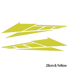 Load image into Gallery viewer, 2Pcs 20cm/28cm Motorcycle PVC Stickers Reflective Decals Accessories for Scooter Tail Box Decoration
