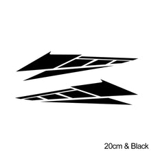 Load image into Gallery viewer, 2Pcs 20cm/28cm Motorcycle PVC Stickers Reflective Decals Accessories for Scooter Tail Box Decoration
