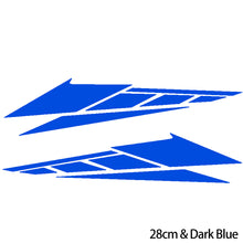 Load image into Gallery viewer, 2Pcs 20cm/28cm Motorcycle PVC Stickers Reflective Decals Accessories for Scooter Tail Box Decoration
