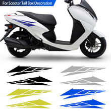 Load image into Gallery viewer, 2Pcs 20cm/28cm Motorcycle PVC Stickers Reflective Decals Accessories for Scooter Tail Box Decoration
