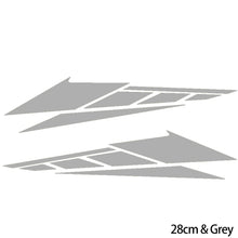 Load image into Gallery viewer, 2Pcs 20cm/28cm Motorcycle PVC Stickers Reflective Decals Accessories for Scooter Tail Box Decoration
