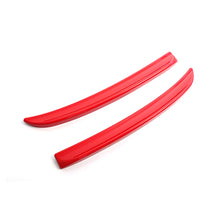 Load image into Gallery viewer, 2Pcs Car Rear Spoiler Extension Lip Fins Spoiler Red Carbon Fiber Black Color Auto Part Styling for Mini Cooper F56 F55
