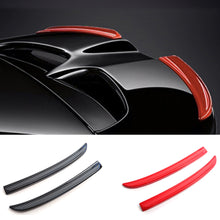 Load image into Gallery viewer, 2Pcs Car Rear Spoiler Extension Lip Fins Spoiler Red Carbon Fiber Black Color Auto Part Styling for Mini Cooper F56 F55
