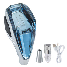 Load image into Gallery viewer, Universal Crystal Cut Series Car Gear Shift Knob Touch Activated Multi-Color LED Light for Manual Automatic Vehicles R Shape Style
