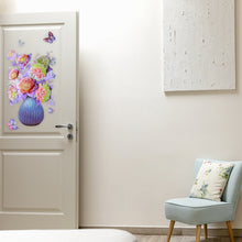 Load image into Gallery viewer, Creative 3D Stereo Stickers Simulation Flower Vase Self-adhesive Wall Sticker Aesthetic Romantic Flower Decoration Sticker for Home Room Door Fridge Sticker
