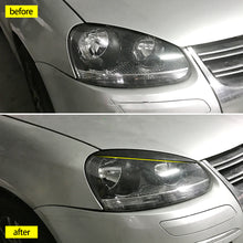 Load image into Gallery viewer, Pair Car Front Fog Light Lamp Cover Eyebrow Eyelid Garnish Streamers For VW Golf 5 GTI 2005 - 2007
