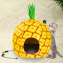 Load image into Gallery viewer, USB Heating Cat Bed Warming Sleeping Bag Electric Warming Bed Dog Heating Mat Puppy Heater Winter House
